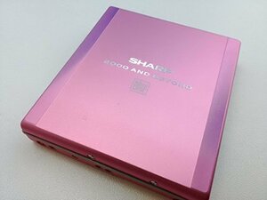 【中古】 SHARP・ポータブルMDプレーヤー【MD-ST531】ピンク MDLP非対応