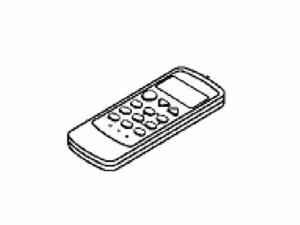 [ used ] Panasonic Panasonic remote control CWA75C3326X