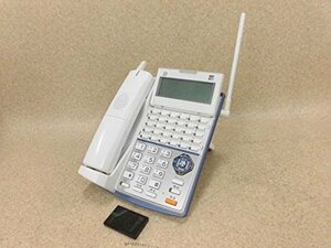 [ used ] CL720 (W) Saxa PLATIA PT1000 30 button cordless telephone machine 