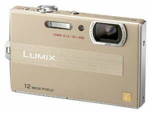 【中古】 パナソニック デジタルカメラ LUMIX (ルミックス) FP8 ゴールド DMC-FP8-N
