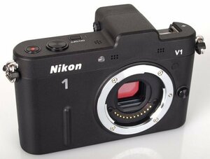 【中古】 Nikon ニコン ミラーレス一眼カメラ Nikon ニコン 1 (ワン) V1 (ブイワン) ボディ ブラッ