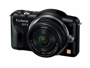 【中古】 パナソニック ミラーレス一眼カメラ LUMIX GF3 レンズキット エスプリブラック DMC-GF3C-K