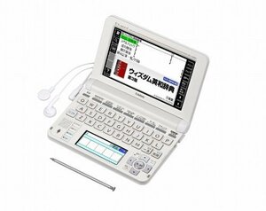 【中古】 CASIO カシオ 電子辞書 エクスワード 高校生モデル XD-U4800WE ホワイト