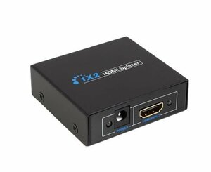 【中古】 HDMIスプリッター 1入力2出力 4 Full HD 1.4 2-port ACアダプタ付属