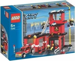 【中古】 LEGO レゴ シティ 消防署 7240