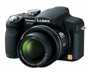 【中古】 パナソニック デジタルカメラ LUMIX ルミックス ブラック DMC-FZ18-K