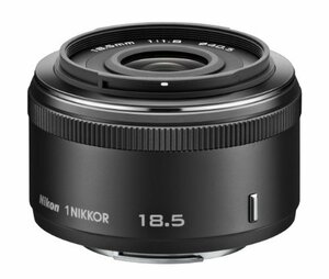 【中古】 Nikon ニコン 単焦点レンズ 1 NIKKOR 18.5mm f 1.8 ブラック CXフォーマット専用