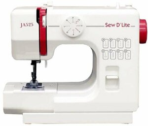 【中古】 JANOME コンパクト電動ミシン 【sew D`Lite】 JA525