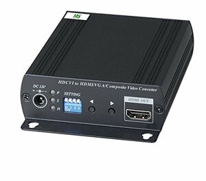 【中古】 HD-CVI HD-TVI AHD ビデオコンバータからHDMI VGA コンポジットビデオまたはビデオループ