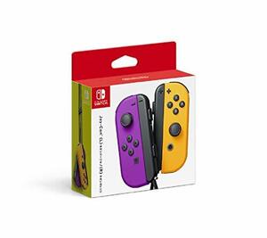 【中古】 【任天堂純正品】Joy-Con (L) ネオンパープル/ (R) ネオンオレンジ