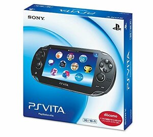 【中古】 PlayStation Vita プレイステーション ヴィータ 3G/Wi-Fiモデル クリスタル・ブラック