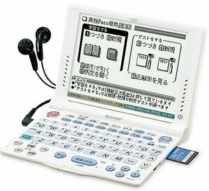 【中古】 SHARP シャープ 電子辞書 PW-V9400 (34コンテンツ 学習モデル 音声対応 コンテンツカード対応