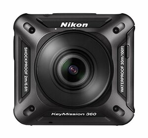 【中古】 Nikon ニコン 防水アクションカメラ KeyMission 360 BK ブラック