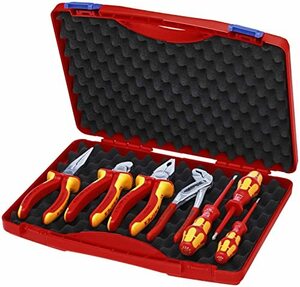 【中古】 クニペックス KNIPEX 工具箱 KNIPEX 002115 コンパクトツールケースセット 002115