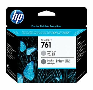 【中古】 CH647A 純正 HP761 プリントヘッド グレー ダークグレー 2色パック