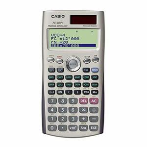 【中古】 CASIO カシオ 金融電卓 プロフェッショナル仕様 ハードケース付 10桁 FC-200V