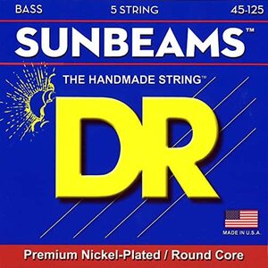 [ used ] DR bass string 5 string SUNBEAM nickel plating.045-.125 NMR5-45