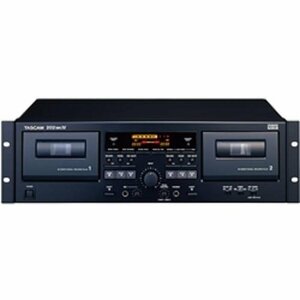 【中古】 TASCAM ダブルカセットデッキ オートリバース ドルビーB・倍速ダビング 202Mk4