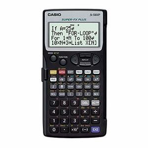 【中古】 CASIO カシオ プログラム関数電卓 407関数 10桁 FX-5800P-N