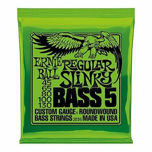 [ used ] ERNIE BALL 2836 bass string 5 string 45-130 5-STRING REGULAR SLINKY