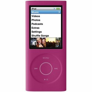 【中古】 Belkin iPod nano 4G Lasor Silicone Sleeve *Pink Translu