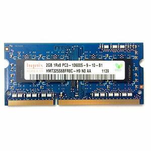 【中古】 Hynix 2GB 1Rx8 PC3-10600s-9-10-B1