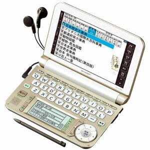 【中古】 SHARP シャープ Brain カラー電子辞書 生活総合系 ホワイト色 PW-A7200-W