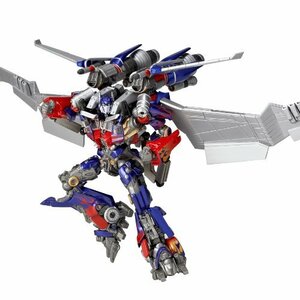 【中古】 特撮リボルテック040 トランスフォーマー ダークサイドムーン ジェットウィング装備 オプティマスプライム ノ