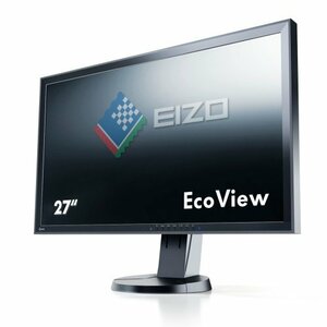 【中古】 EIZO FlexScan 27インチカラー液晶モニター 2560x1440 DVI-D 24Pin Disp
