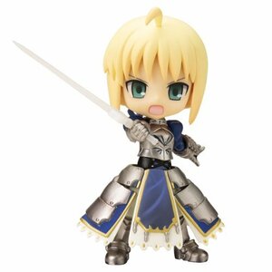 【中古】 コトブキヤ キューポッシュ Fate/stay night セイバー ノンスケール PVC製 塗装済み可動フィ