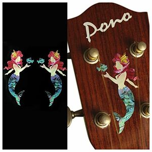 [ б/у ] Jockomo Little Mermaid левый правый на . комплект укулеле .... cusomize in Ray стикер 