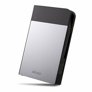 【中古】 BUFFALO バッファロー ICカードロック解除対応MILスペック耐衝撃ボディー防滴・防塵ポータブルHDD