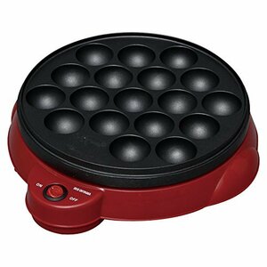 【中古】 アイリスオーヤマ たこ焼き器 レッド ITY-18A-R