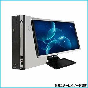 【中古】 デスクトップパソコン液晶セット 富士通 D5290 22インチワイド液晶 Core2Duo-2.93GHz メ