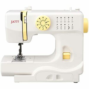 【中古】 JANOME コンパクト電動ミシン フットスイッチ付き JA777