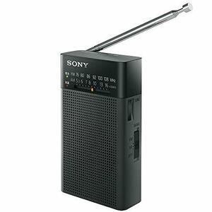【中古】 SONY ソニー ハンディーポータブルラジオ ICF-P26 : FM AM ワイドFM対応 縦置き型 ブラッ