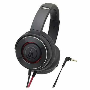 【中古】 audio technica オーディオテクニカ SOLID BASS ポータブルヘッドホン 重低音 ブラック