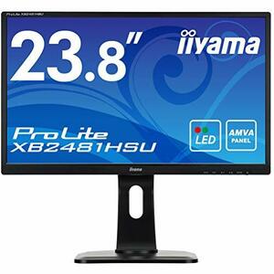 【中古】 iiyama モニター ディスプレイ XB2481HSU-B1 (23.8インチ フルHD AMVA HDMI