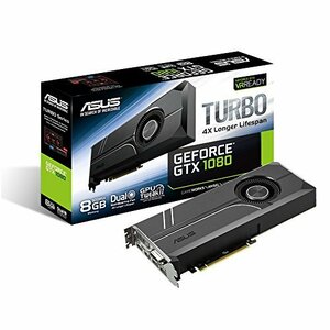【中古】 ASUSTek ASUS NVIDIA GeForce GTX1080ビデオカード メモリ8GB TURBO-