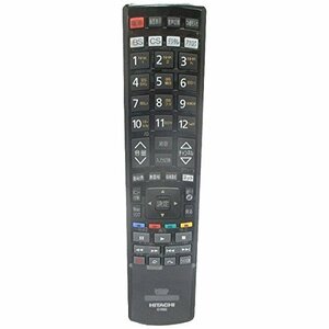 【中古】 日立 純正テレビ用リモコン C-RS2 【部品番号 UT37-XP770B-007】