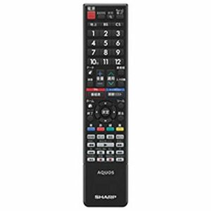 【中古】 SHARP (シャープ) 純正テレビ用リモコン RRMCGD162WJSA【部品番号 0106380480】