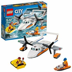【中古】 LEGO レゴシティ 海上レスキュー飛行機 60164