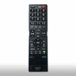 【中古】 ユニテク RC-008 液晶テレビ用 リモコン UNITECH