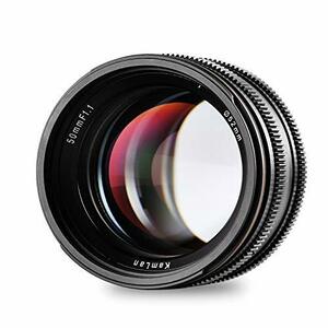 【中古】 富士フイルム Xマウント用交換レンズ Kamlan 50mm f/1.1 マニュアルフォーカス単焦点 FUJI