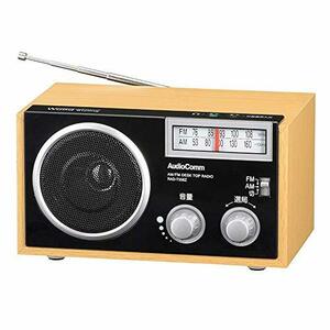 【中古】 OHM オーム電機 木製ラジオ RAD-T556Z ブラウン