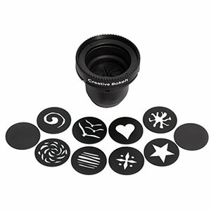 【中古】 Lensbaby レンズユニット Creative Bokeh optic 50mm F2.2 内蔵絞り羽根+