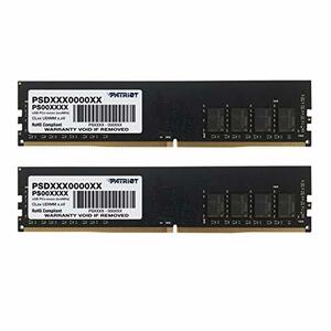 【中古】 Patriot Memory DDR4 2666MHz PC4-21300 16GBキット (2 x 8GB)