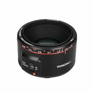 【中古】 Yongnuo YN50MM F1.8 II AF/MF 0.35M 焦点距離標準プライムレンズ ブラック C