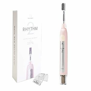 【中古】ソラデーリズム SOLADEY RHYTHM 2 (ベビーピンク) 電動歯ブラシ スペアブラシ(ハニカムP)+ケ