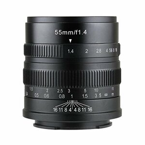 【中古】 七工匠 7artisans 5514FXB 55mm F1.4 フジフイルムX